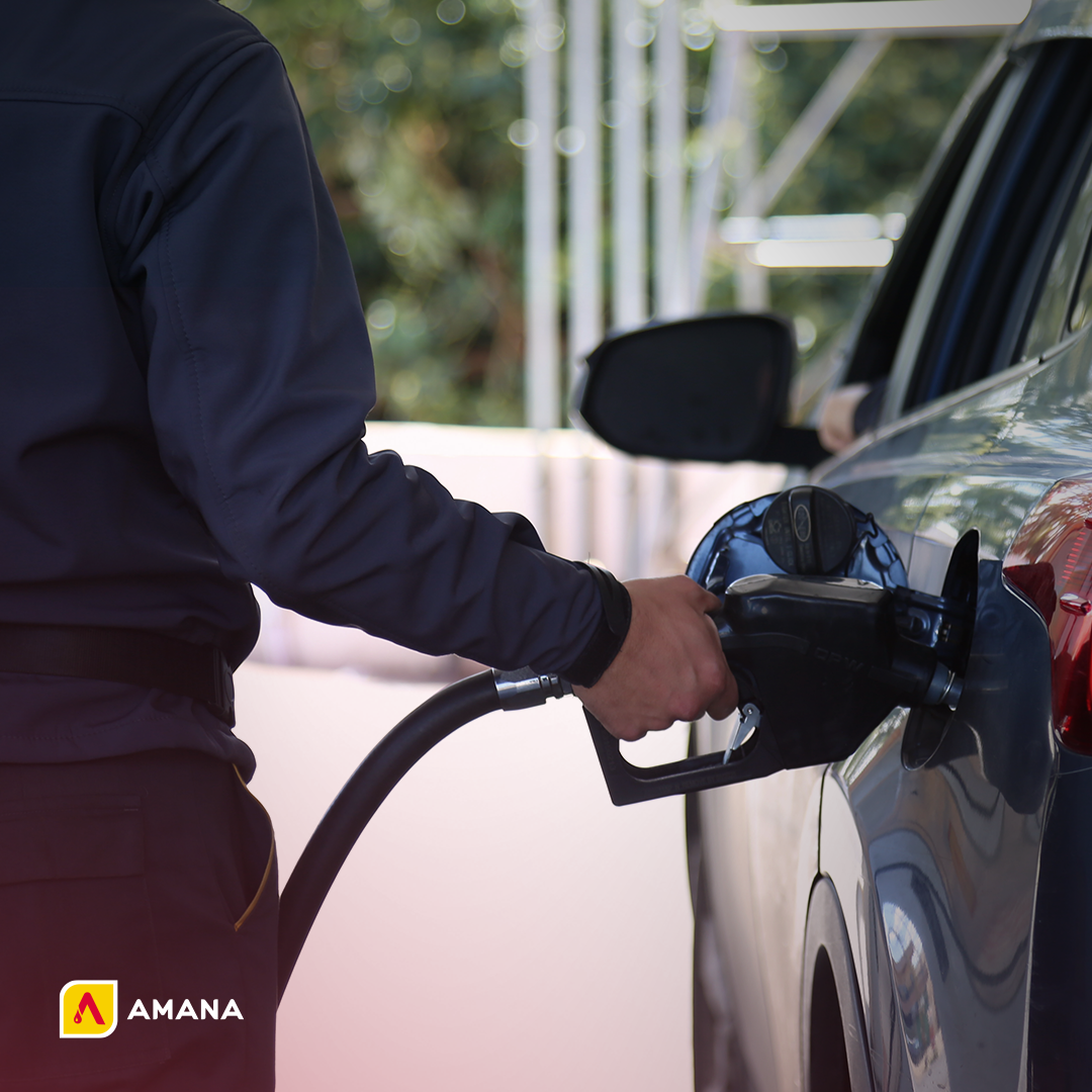 Image showcasing Amana Petroleum Company's offerings of both diesel and gasoline fuels, catering to various vehicle types and customer needs.