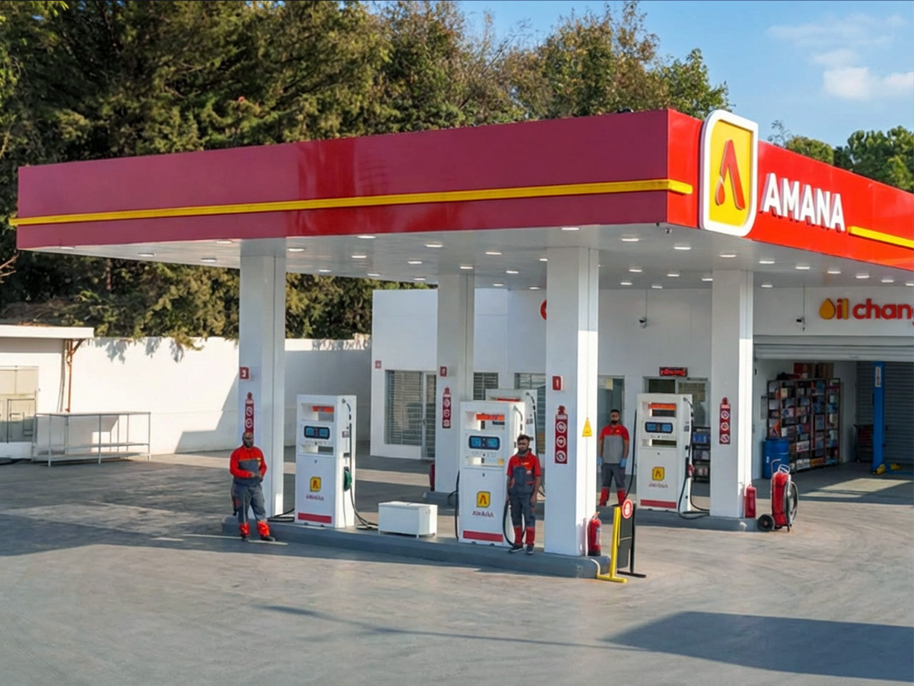 Amana Station in Douris